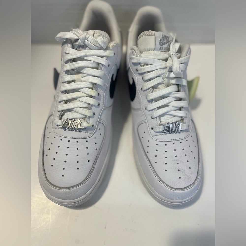 Nike Air Force 1 '07 Premium Premium Zip Swoosh - White CW6558 100 Size 10.5
